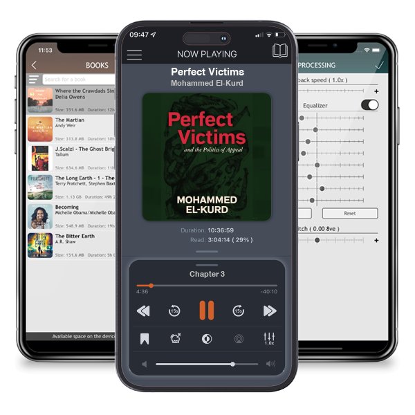 Download fo free audiobook Perfect Victims by Mohammed El-Kurd and listen anywhere on your iOS devices in the ListenBook app.