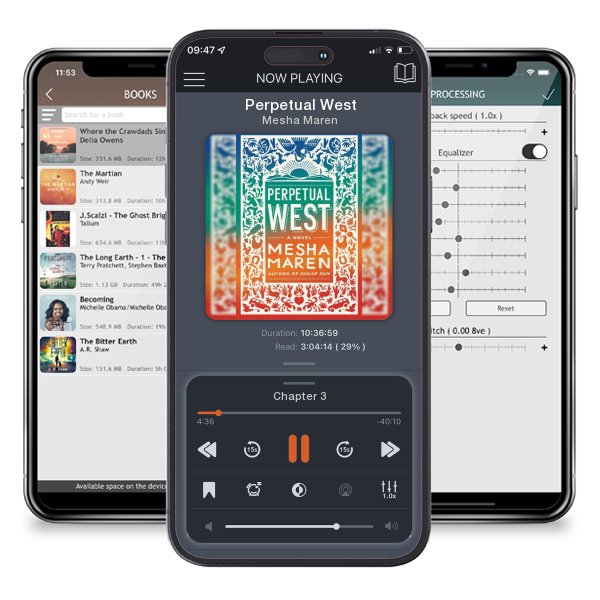 Download fo free audiobook Perpetual West by Mesha Maren and listen anywhere on your iOS devices in the ListenBook app.