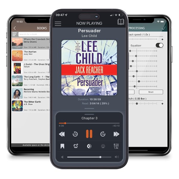 Download fo free audiobook Persuader by Lee Child and listen anywhere on your iOS devices in the ListenBook app.