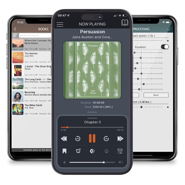 Download fo free audiobook Persuasion by Jane Austen and Coralie Bickford-Smith and listen anywhere on your iOS devices in the ListenBook app.