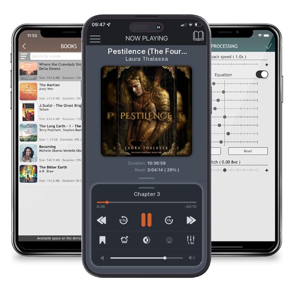 Download fo free audiobook Pestilence (The Four Horsemen Book #1) by Laura Thalassa and listen anywhere on your iOS devices in the ListenBook app.