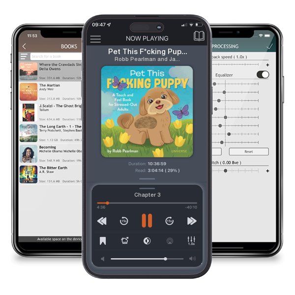 Download fo free audiobook Pet This F*cking Puppy: A Touch-And-Feel Book for... by Robb Pearlman and Jason Kayser and listen anywhere on your iOS devices in the ListenBook app.