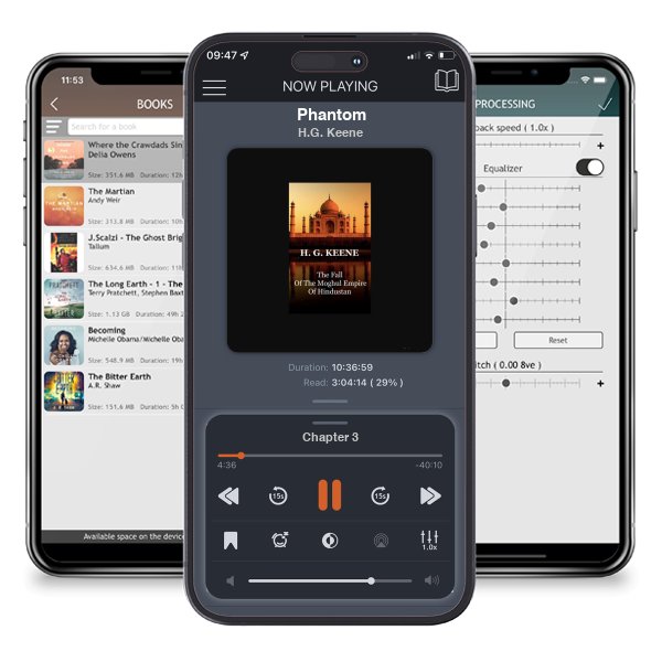 Download fo free audiobook Phantom by H.G. Keene and listen anywhere on your iOS devices in the ListenBook app.