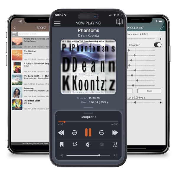 Download fo free audiobook Phantoms by Dean Koontz and listen anywhere on your iOS devices in the ListenBook app.