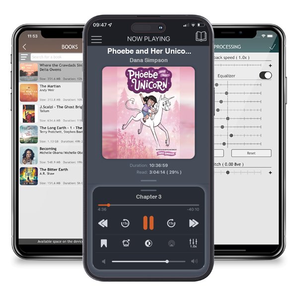 Download fo free audiobook Phoebe and Her Unicorn by Dana Simpson and listen anywhere on your iOS devices in the ListenBook app.