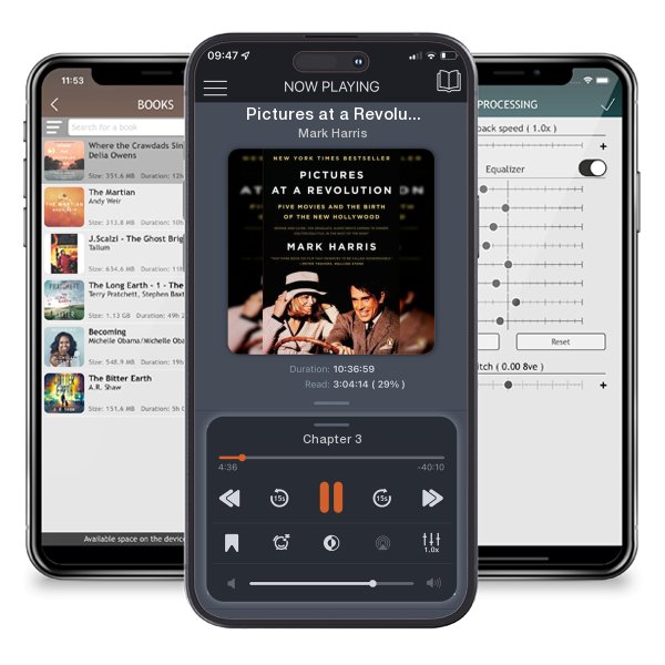 Download fo free audiobook Pictures at a Revolution: Five Movies and the Birth of the... by Mark Harris and listen anywhere on your iOS devices in the ListenBook app.