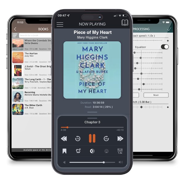 Download fo free audiobook Piece of My Heart by Mary Higgins Clark and listen anywhere on your iOS devices in the ListenBook app.