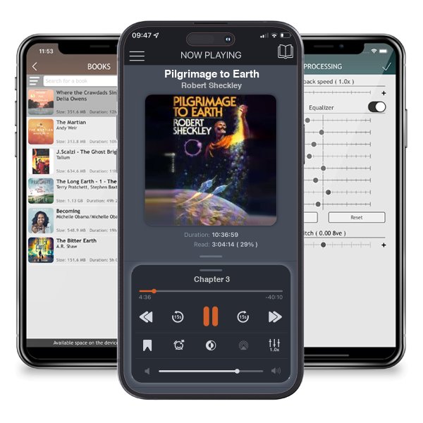 Download fo free audiobook Pilgrimage to Earth by Robert Sheckley and listen anywhere on your iOS devices in the ListenBook app.