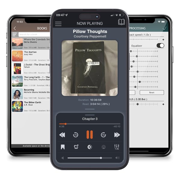 Download fo free audiobook Pillow Thoughts by Courtney Peppernell and listen anywhere on your iOS devices in the ListenBook app.