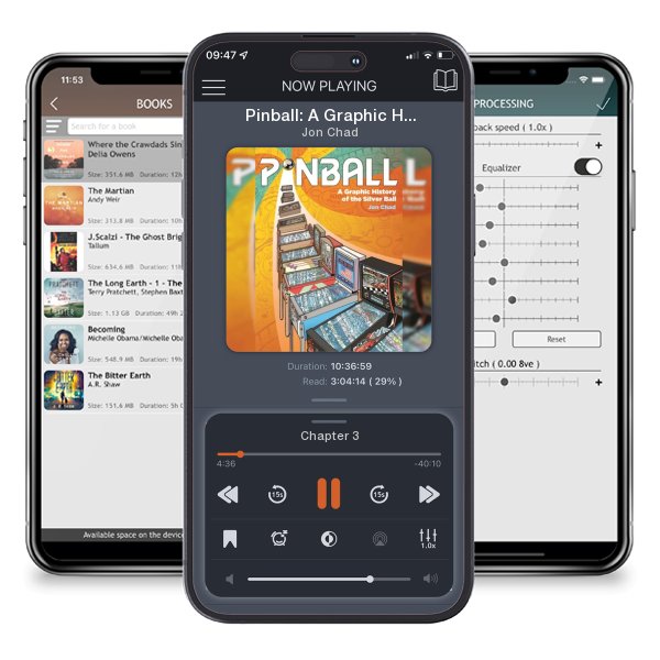 Download fo free audiobook Pinball: A Graphic History of the Silver Ball by Jon Chad and listen anywhere on your iOS devices in the ListenBook app.