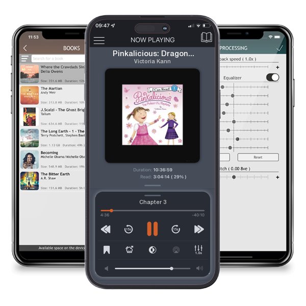 Download fo free audiobook Pinkalicious: Dragon to the Rescue by Victoria Kann and listen anywhere on your iOS devices in the ListenBook app.