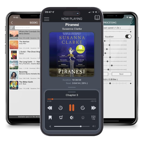 Download fo free audiobook Piranesi by Susanna Clarke and listen anywhere on your iOS devices in the ListenBook app.