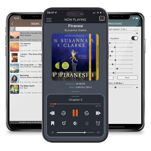 Download fo free audiobook Piranesi by Susanna Clarke and listen anywhere on your iOS devices in the ListenBook app.
