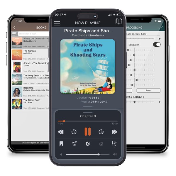 Download fo free audiobook Pirate Ships and Shooting Stars by Carolinda Goodman and listen anywhere on your iOS devices in the ListenBook app.