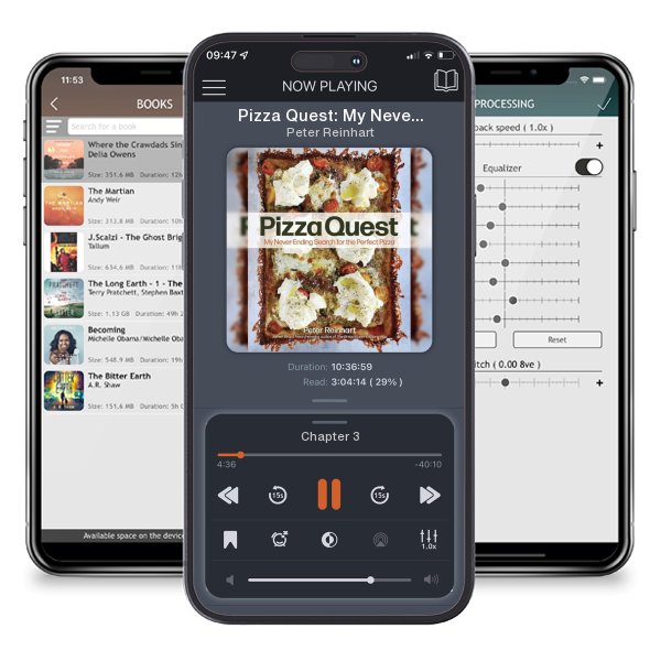 Download fo free audiobook Pizza Quest: My Never-Ending Search for the Perfect Pizza by Peter Reinhart and listen anywhere on your iOS devices in the ListenBook app.