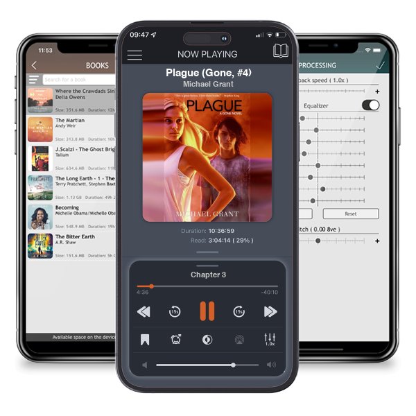 Download fo free audiobook Plague (Gone, #4) by Michael Grant and listen anywhere on your iOS devices in the ListenBook app.