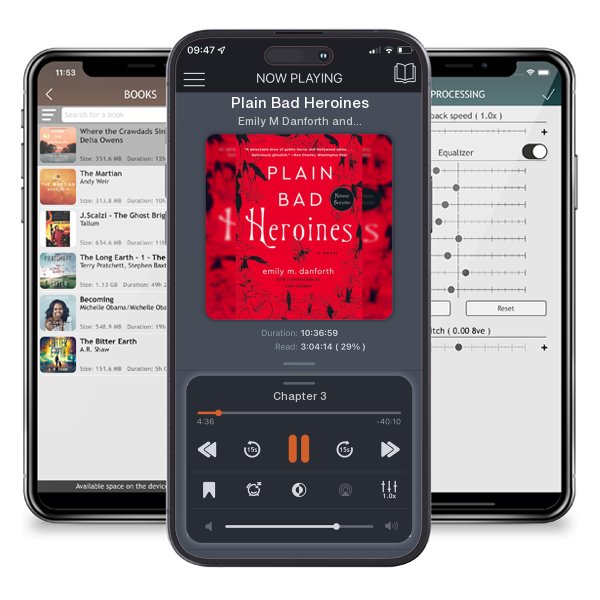 Download fo free audiobook Plain Bad Heroines by Emily M Danforth and Sara Lautman and listen anywhere on your iOS devices in the ListenBook app.