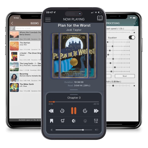 Download fo free audiobook Plan for the Worst by Jodi Taylor and listen anywhere on your iOS devices in the ListenBook app.