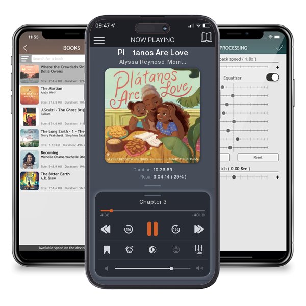 Download fo free audiobook Plátanos Are Love by Alyssa Reynoso-Morris and Mariyah Rahman and listen anywhere on your iOS devices in the ListenBook app.