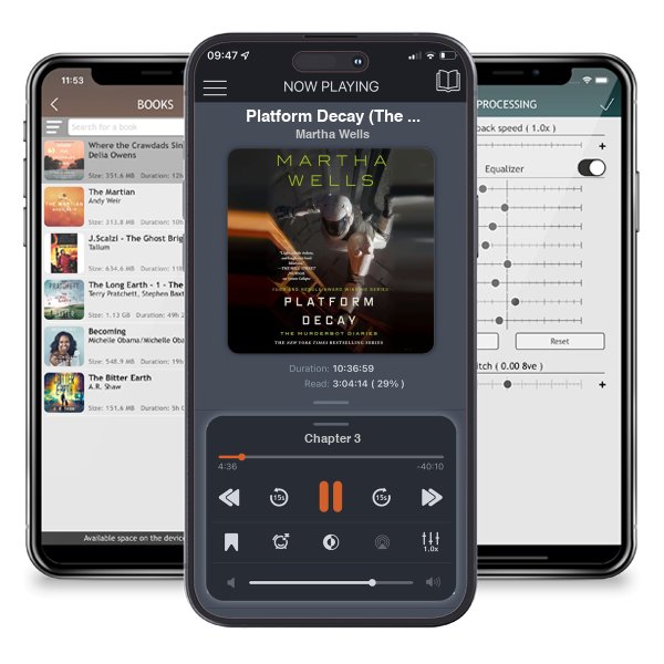 Download fo free audiobook Platform Decay (The Murderbot Diaries, #8) by Martha Wells and listen anywhere on your iOS devices in the ListenBook app.