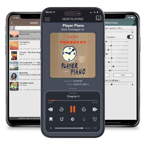 Download fo free audiobook Player Piano by Kurt Vonnegut Jr. and listen anywhere on your iOS devices in the ListenBook app.