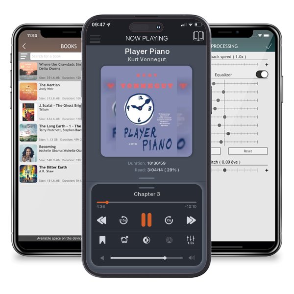 Download fo free audiobook Player Piano by Kurt Vonnegut and listen anywhere on your iOS devices in the ListenBook app.
