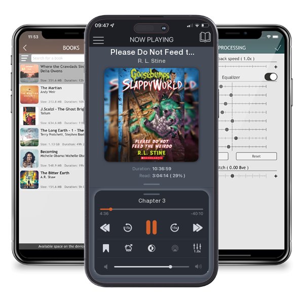 Download fo free audiobook Please Do Not Feed the Weirdo (Goosebumps SlappyWorld #4) by R. L. Stine and listen anywhere on your iOS devices in the ListenBook app.