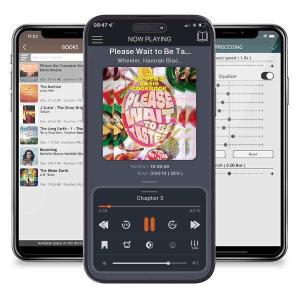 Download fo free audiobook Please Wait to Be Tasted: The Lil' Deb's Oasis Cookbook by Wheeler, Hannah Black, et al. and listen anywhere on your iOS devices in the ListenBook app.