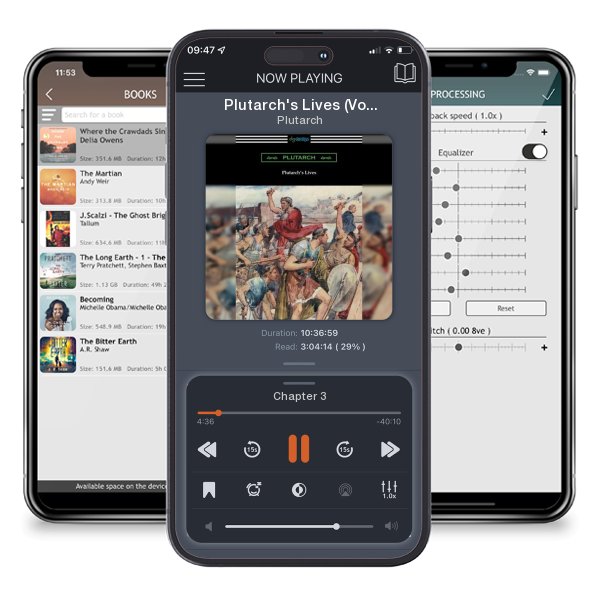 Download fo free audiobook Plutarch's Lives (Volumes I and II) by Plutarch and listen anywhere on your iOS devices in the ListenBook app.