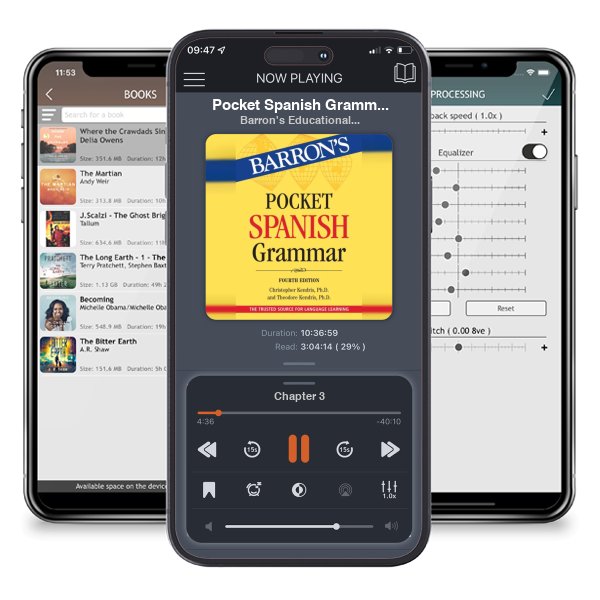 Descargar audiolibro gratis Pocket Spanish Grammar by Barron's Educational Series y escuchar en cualquier lugar en sus dispositivos iOS en la aplicación ListenBook.