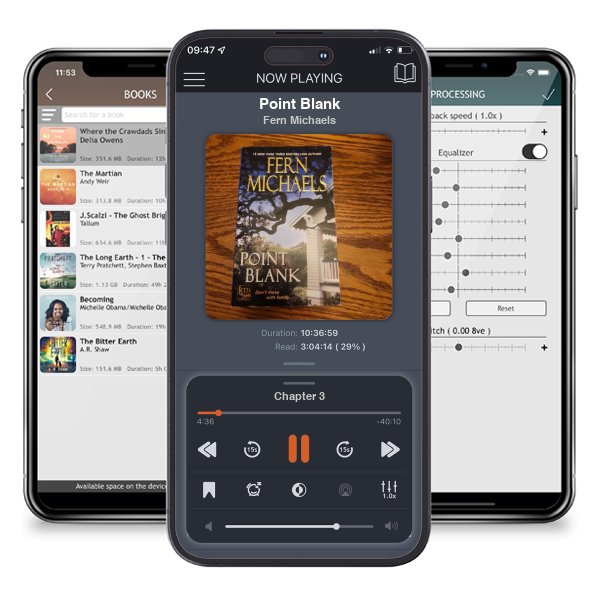 Download fo free audiobook Point Blank by Fern Michaels and listen anywhere on your iOS devices in the ListenBook app.