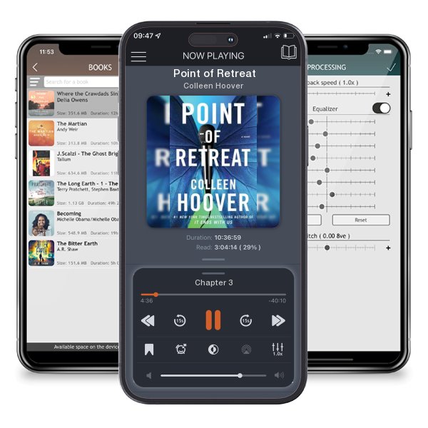 Download fo free audiobook Point of Retreat by Colleen Hoover and listen anywhere on your iOS devices in the ListenBook app.