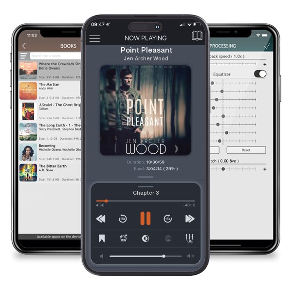 Download fo free audiobook Point Pleasant by Jen Archer Wood and listen anywhere on your iOS devices in the ListenBook app.