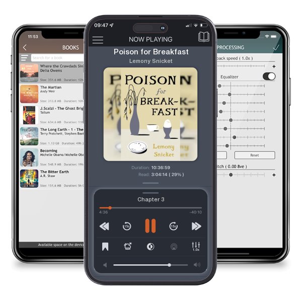 Download fo free audiobook Poison for Breakfast by Lemony Snicket and listen anywhere on your iOS devices in the ListenBook app.