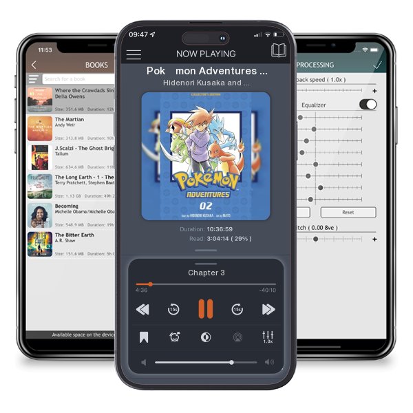 Download fo free audiobook Pokémon Adventures Collector's Edition, Vol. 2 by Hidenori Kusaka and Mato and listen anywhere on your iOS devices in the ListenBook app.