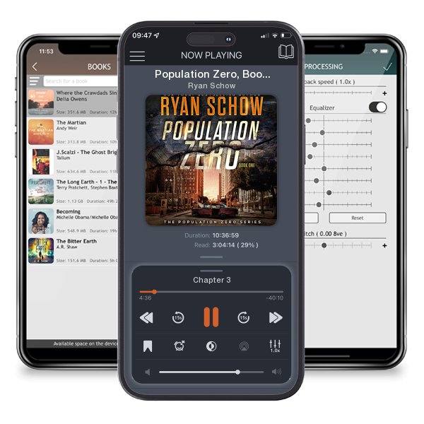 Download fo free audiobook Population Zero, Book 1 by Ryan Schow and listen anywhere on your iOS devices in the ListenBook app.