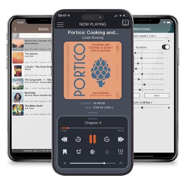 Download fo free audiobook Portico: Cooking and Feasting in Rome's Jewish Kitchen by Leah Koenig and listen anywhere on your iOS devices in the ListenBook app.