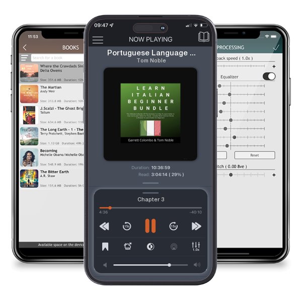 Download fo free audiobook Portuguese Language Learning by Tom Noble and listen anywhere on your iOS devices in the ListenBook app.