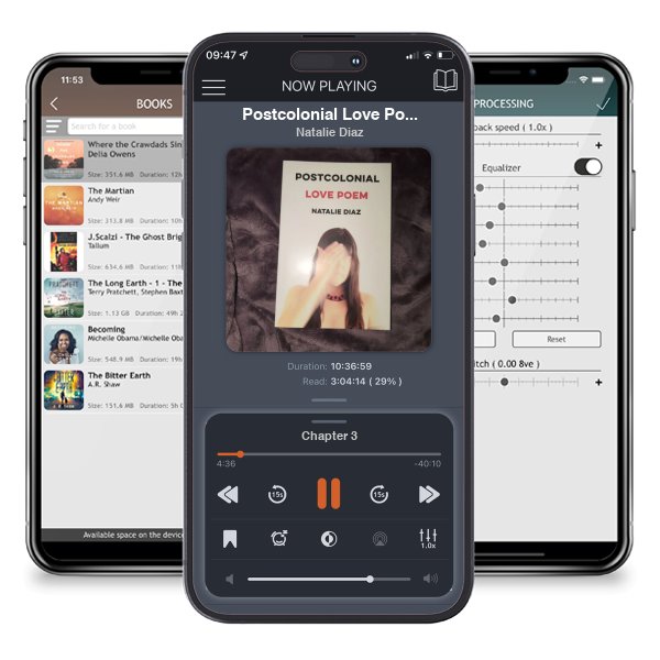 Download fo free audiobook Postcolonial Love Poem by Natalie Diaz and listen anywhere on your iOS devices in the ListenBook app.