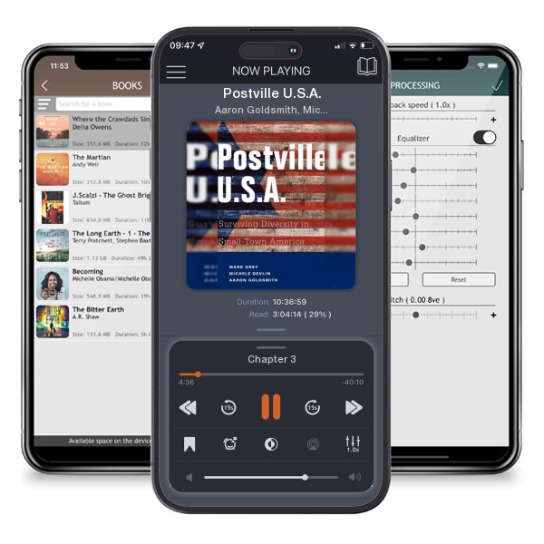Download fo free audiobook Postville U.S.A. by Aaron Goldsmith, Michele Devlin, et al. and listen anywhere on your iOS devices in the ListenBook app.