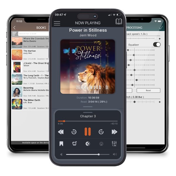 Download fo free audiobook Power in Stillness by Jerri Wood and listen anywhere on your iOS devices in the ListenBook app.