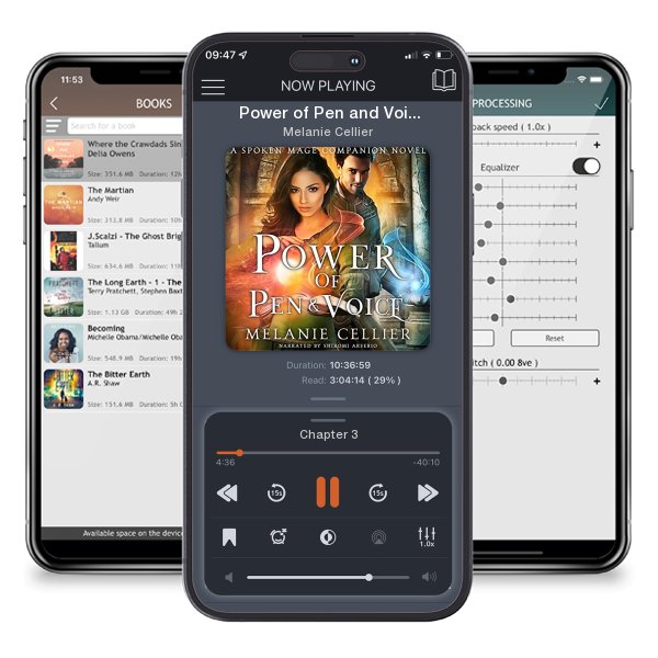 Download fo free audiobook Power of Pen and Voice: A Spoken Mage Companion Novel by Melanie Cellier and listen anywhere on your iOS devices in the ListenBook app.