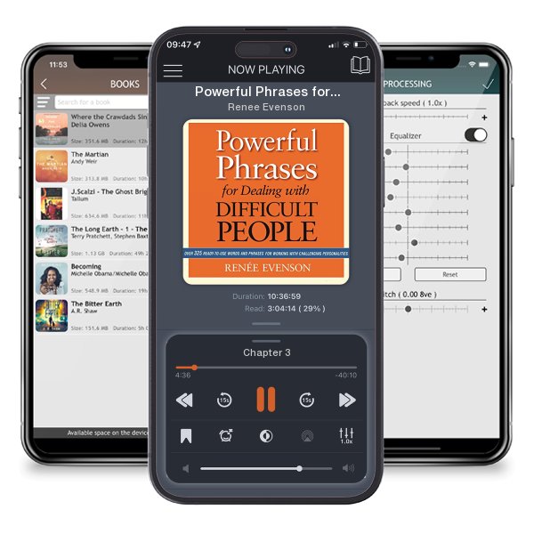 Download fo free audiobook Powerful Phrases for Dealing with Difficult People by Renee Evenson and listen anywhere on your iOS devices in the ListenBook app.