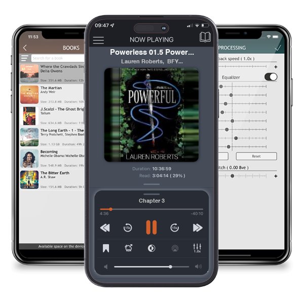 Download fo free audiobook Powerless 01.5 Powerful Special Edition by Lauren Roberts,  BFYR Author to Be Confirmed and listen anywhere on your iOS devices in the ListenBook app.