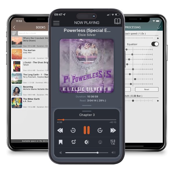 Download fo free audiobook Powerless (Special Edition) by Elsie Silver and listen anywhere on your iOS devices in the ListenBook app.