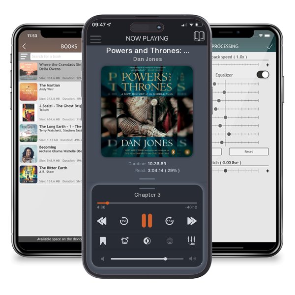 Download fo free audiobook Powers and Thrones: A New History of the Middle Ages by Dan Jones and listen anywhere on your iOS devices in the ListenBook app.