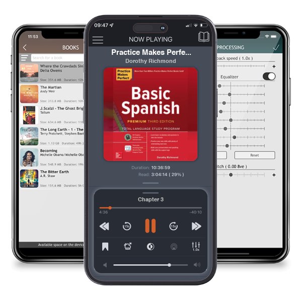 Download fo free audiobook Practice Makes Perfect: Basic Spanish, Premium Third Edition by Dorothy Richmond and listen anywhere on your iOS devices in the ListenBook app.