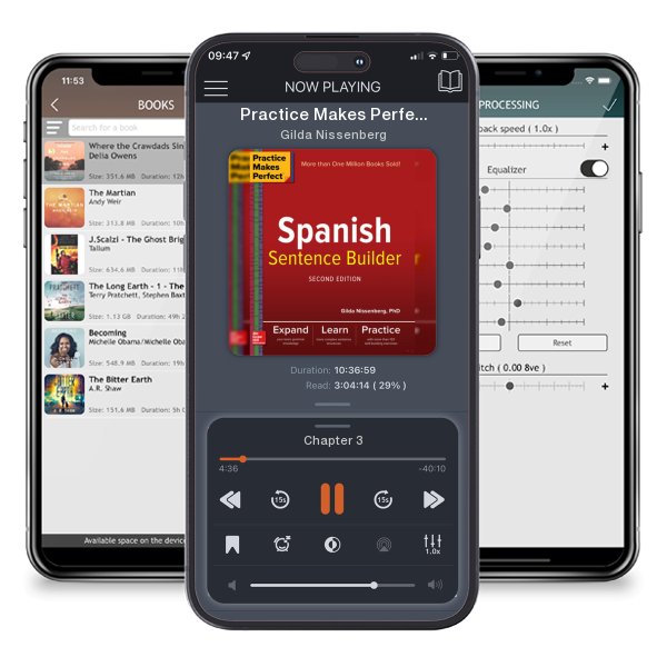 Download fo free audiobook Practice Makes Perfect Spanish Sentence Builder, Second Edition by Gilda Nissenberg and listen anywhere on your iOS devices in the ListenBook app.