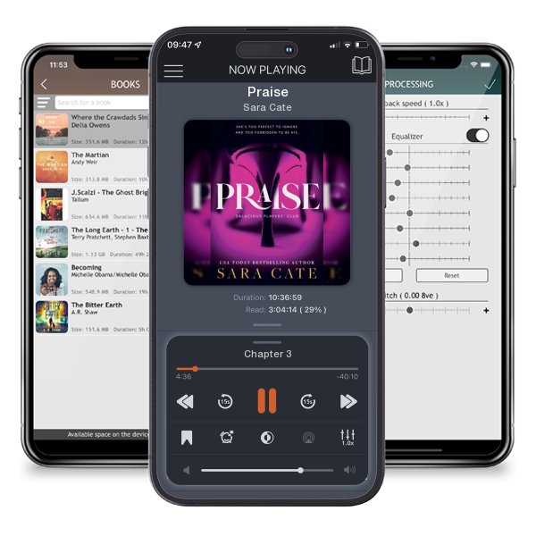Download fo free audiobook Praise by Sara Cate and listen anywhere on your iOS devices in the ListenBook app.