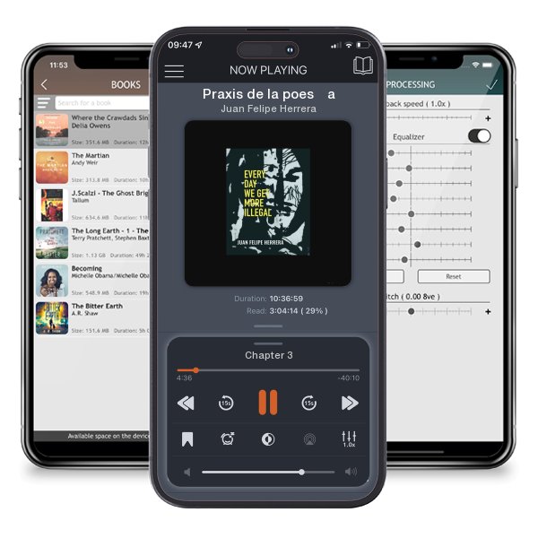 Download fo free audiobook Praxis de la poesía by Juan Felipe Herrera and listen anywhere on your iOS devices in the ListenBook app.